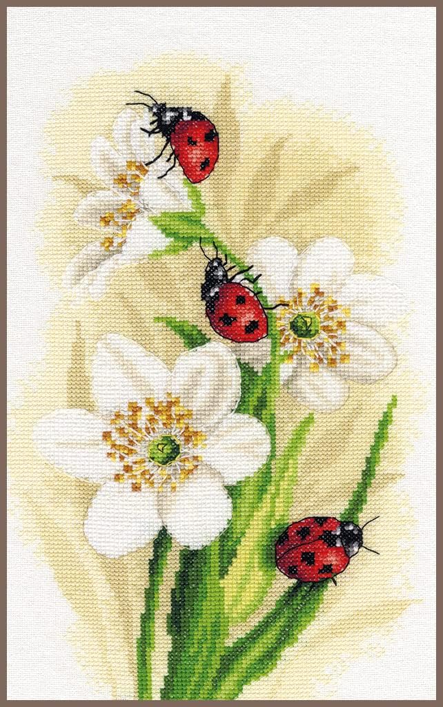 Lanarte PN-0191875 Kreuzstich Set Zählmuster, Baumwolle, mehrfarbig, 22x33cm