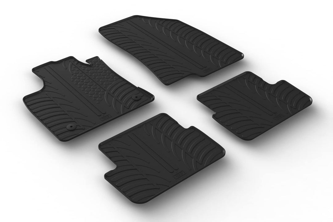 Gledring Satz Gummimatten kompatibel mit Dacia Sandero III 2020- inkl. Stepway (T Profil 4-teilig +