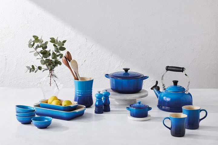 Le Creuset Kleines Mühlenset, Salz- und Pfeffermühle, ABS-Kunststoff, Je 5 x 5 x 12,1 cm, Keramik-Ma