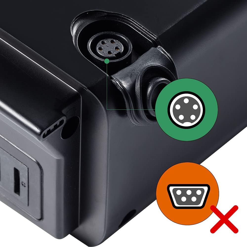 YOSE POWER Ebike Akku 36V 11.6Ah/14Ah SF-06 Batterie für 36V 250W / 350W /500W /800W Motor passt auf