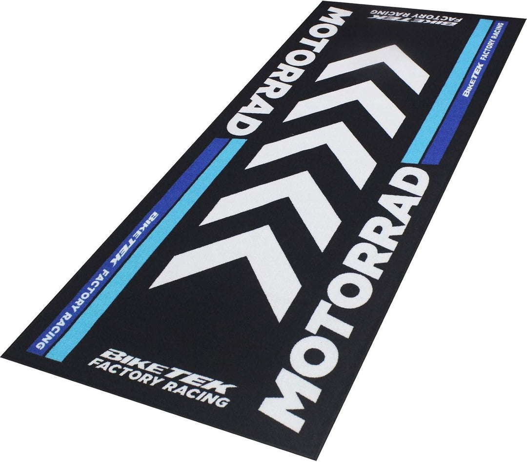 Bike It Teppich Biketek Motorrad Serie 4 Garagenmatte Motorradteppich, Motorrad