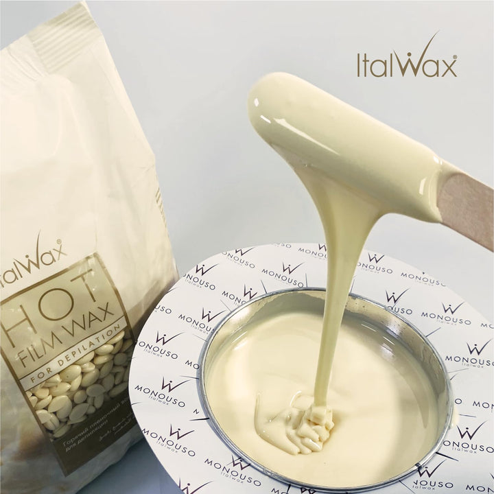 Italwax White Chocolate – 1Kg - Waxing Perlen für Haarentfernung - Natürliche Formulierung für alle