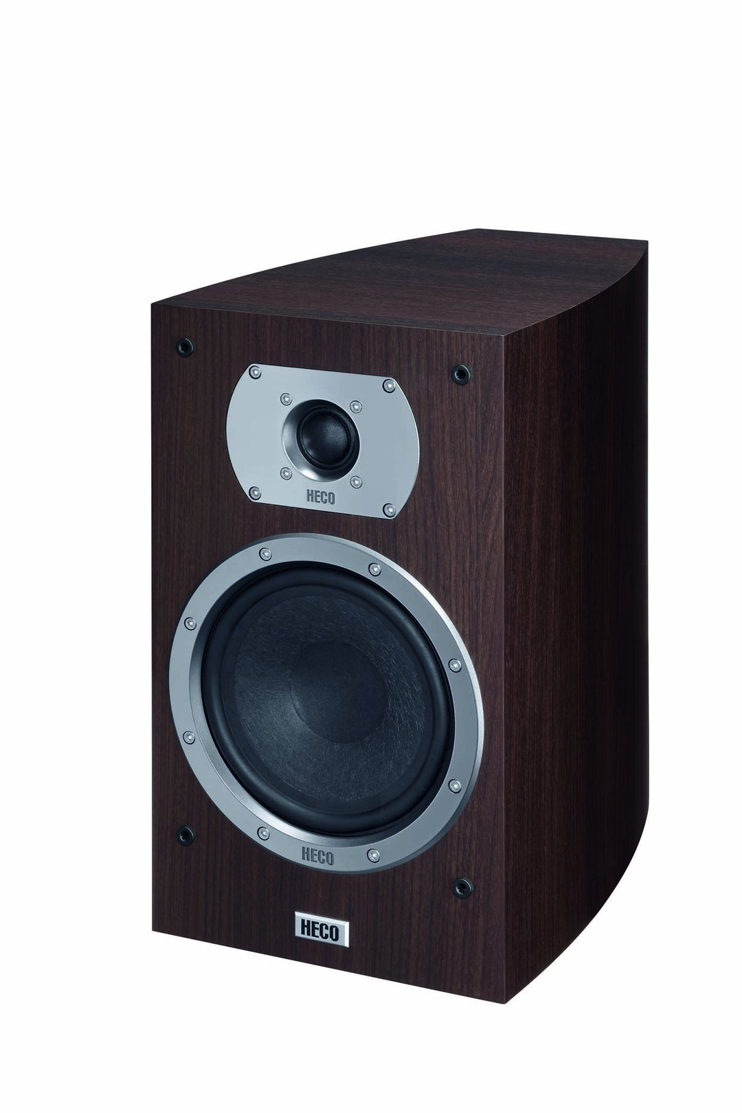 HECO Victa Prime 302 | 2 Wege Heimkino- und Stereo-Regallautsprecher | 1 Paar, Farbe:Schwarz Schwarz