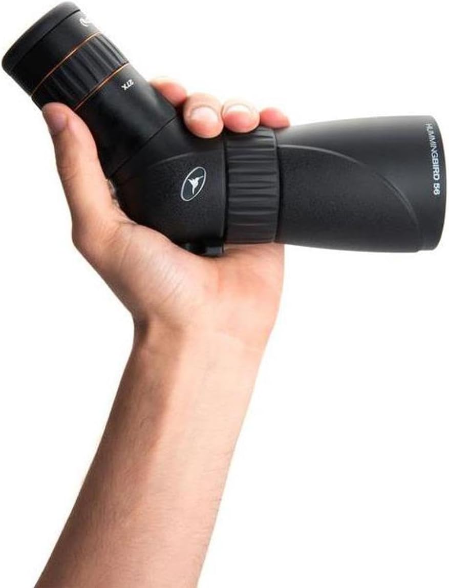 Celestron 52310 Hummingbird Mikro-Spektiv, 9- bis 27-fache Vergrösserung, BaK-4 Prismenglas, Schwarz
