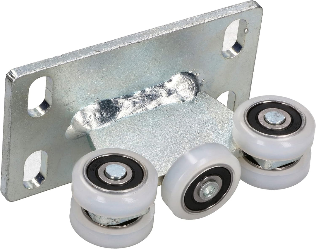 KOTARBAU® 2er Set Feste Laufrolle ohne Höhenregulierung Ø 25 5 Rollen Perfekt für verschiedene Schie