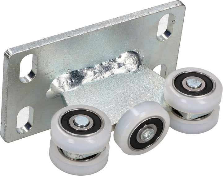 KOTARBAU® 2er Set Feste Laufrolle ohne Höhenregulierung Ø 25 5 Rollen Perfekt für verschiedene Schie