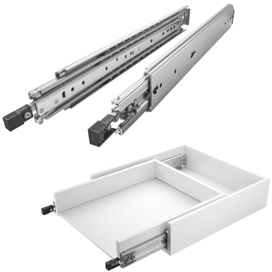 1 Paar SOTECH Schwerlastauszüge VarioSlide KV2-200-H76-L1500-EH 1524 mm mit Lock-in/out Einrastfunkt