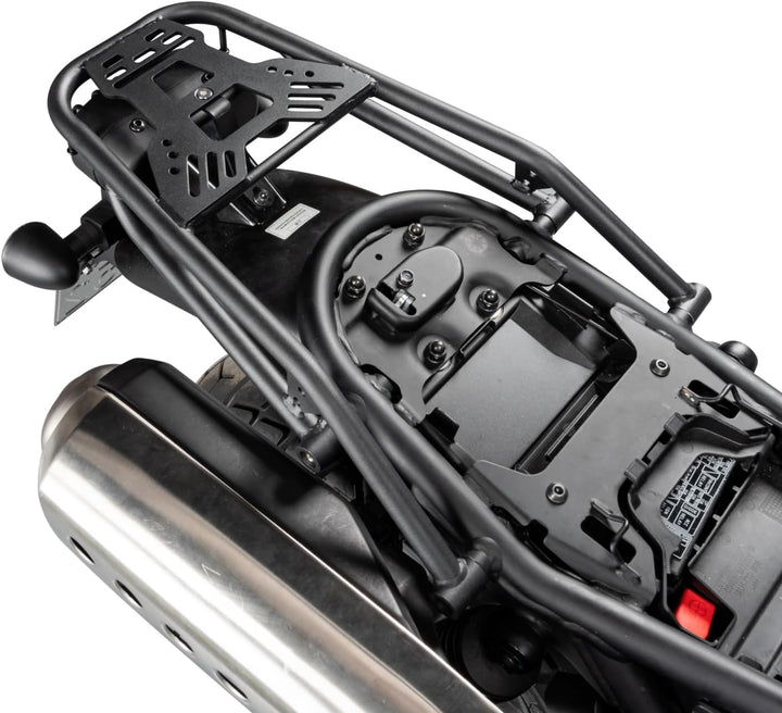 Motorrad CL 250 300 500 Gepäckträger hinten, Regalstange, Stahlträger, obere Halterung, Plattensatz,