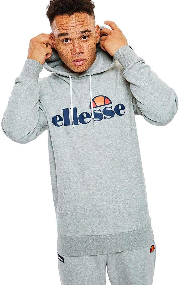 ellesse Herren Brisbane Kapuzenpullover XL Grau (Grey Marl), XL Grau (Grey Marl)