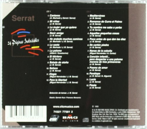24 Paginas Inolvidables, Audio-CD