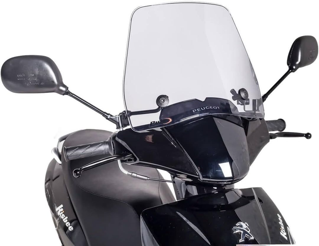 Puig 6886H Windschutzscheibe modell Traffic Peugeot kisbee Transparent / Rauchgrau