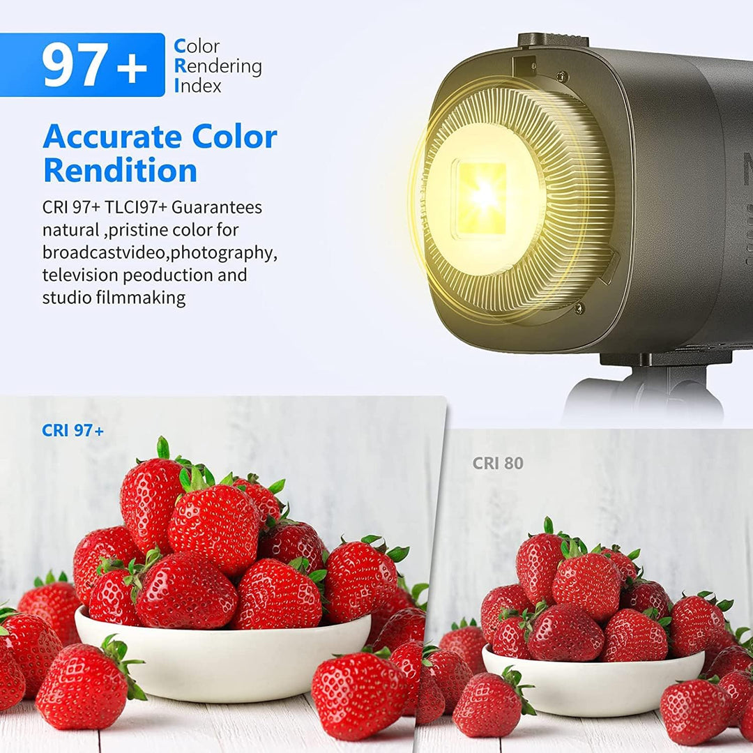 NEEWER CB150 150W LED Videoleuchte Studiolicht Bowens Halterung Dimmbar Ausgeglichen 5600K COB Tages