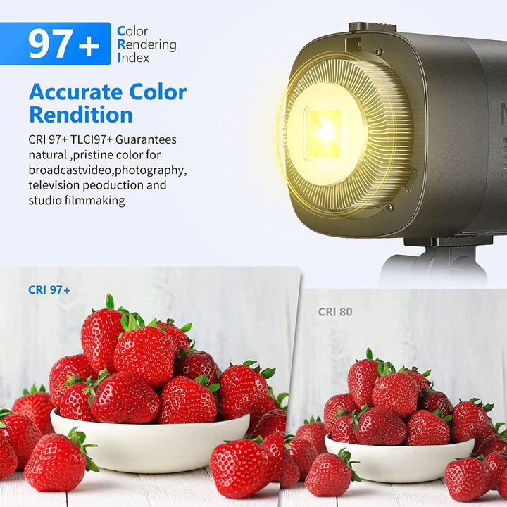 NEEWER CB150 150W LED Videoleuchte Studiolicht Bowens Halterung Dimmbar Ausgeglichen 5600K COB Tages