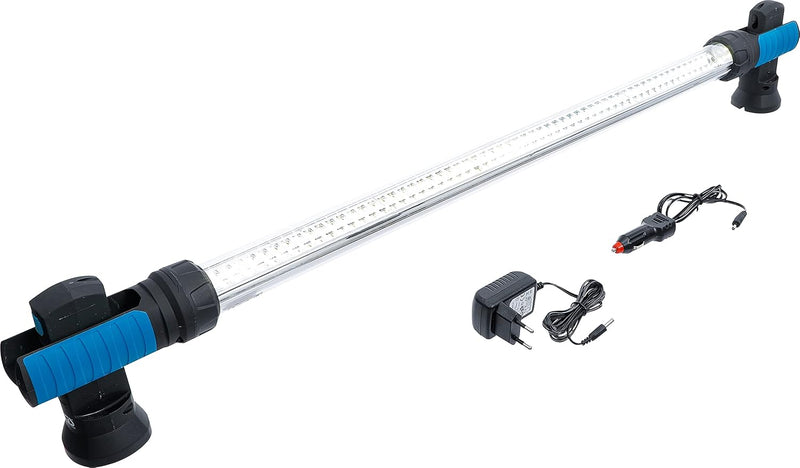 BGS 9757 | LED-Motorhauben-Leuchte mit Akku | 800 Lumen | Fuss schwenkbar | 3 Magnete pro Seite