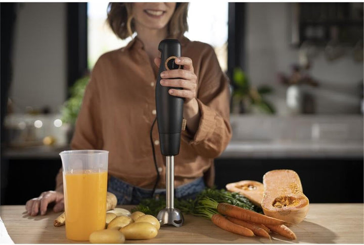Tefal HB46E8 Eco Respect Stabmixer | 600-W-Motor | Eco-Design | 2 Geschwindigkeiten | 4 Powelix-Klin