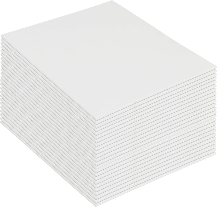 Kurtzy 24er Pack Leinwände zum Bemalen - 20 x 25 cm - Bespannte Keilrahmen Leinwände Set - Geeignet