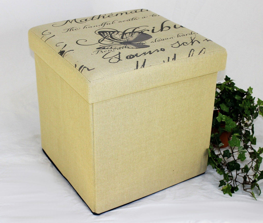 DanDiBo Hocker Faltbarer Sitzhocker 2148 Aufbewahrungsbox 40 cm Sitzwürfel Truhe Korb
