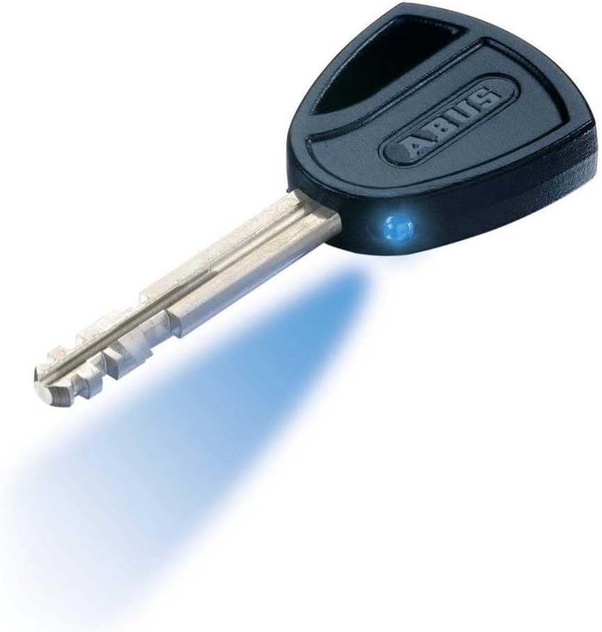 ABUS Bremsscheibenschloss Granit Sledg 77 yellow - Motorradschloss mit sicherem XPlus Zylinder und E