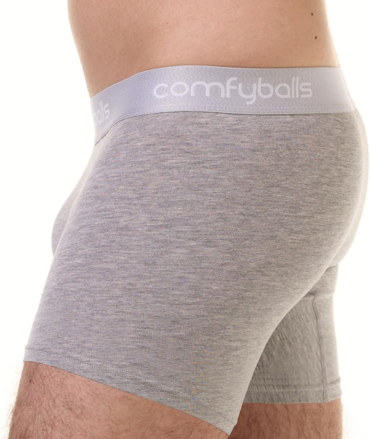 Comfyballs Premium Boxershorts aus weichem Lyocell-Gewebe, Boxershorts in Lang-Modell, Herren-Boxers