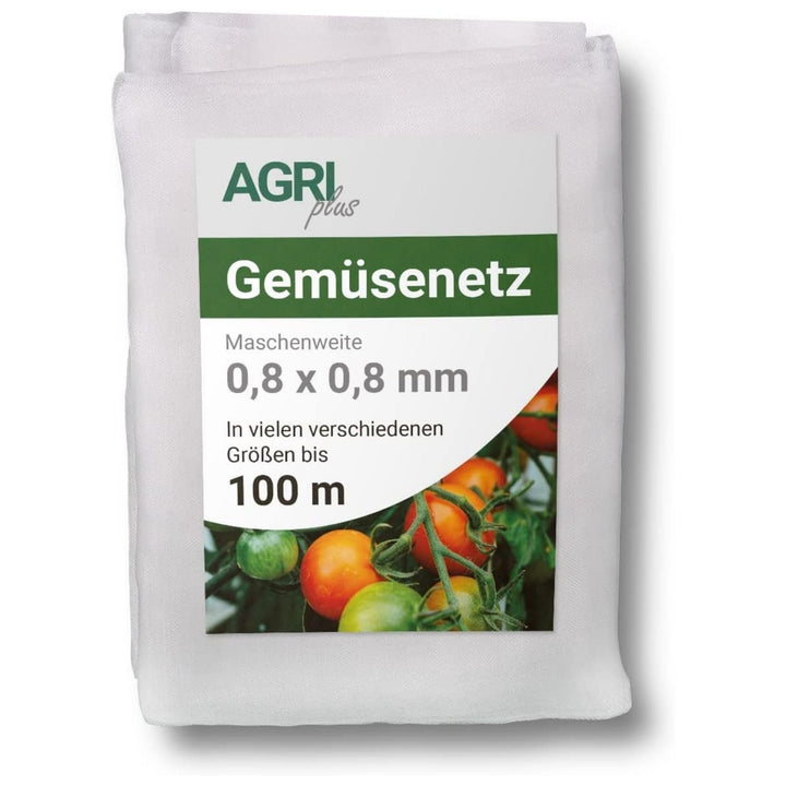 AGRI plus Gemüseschutznetz 2 x 50 m I Verschiedene Grössen I Reissfestes Kulturschutznetz I Transpar