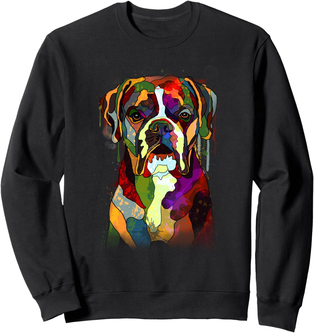 Boxer Hund für eine Boxer Mama Sweatshirt