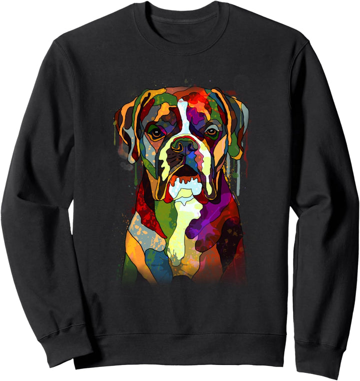 Boxer Hund für eine Boxer Mama Sweatshirt