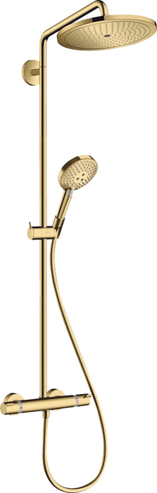 hansgrohe wassersparendes Duschsystem Croma Select S Showerpipe 280 Regendusche (Duschkopf, Duschsta