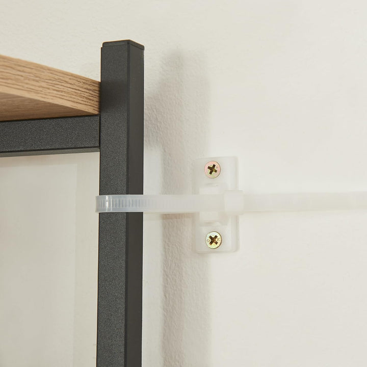 [en.casa] Pflanzregal Ulfborg Eckregal Blumenständer Winkelregal Pflanzentreppe mit 6 Ablagen 160x30