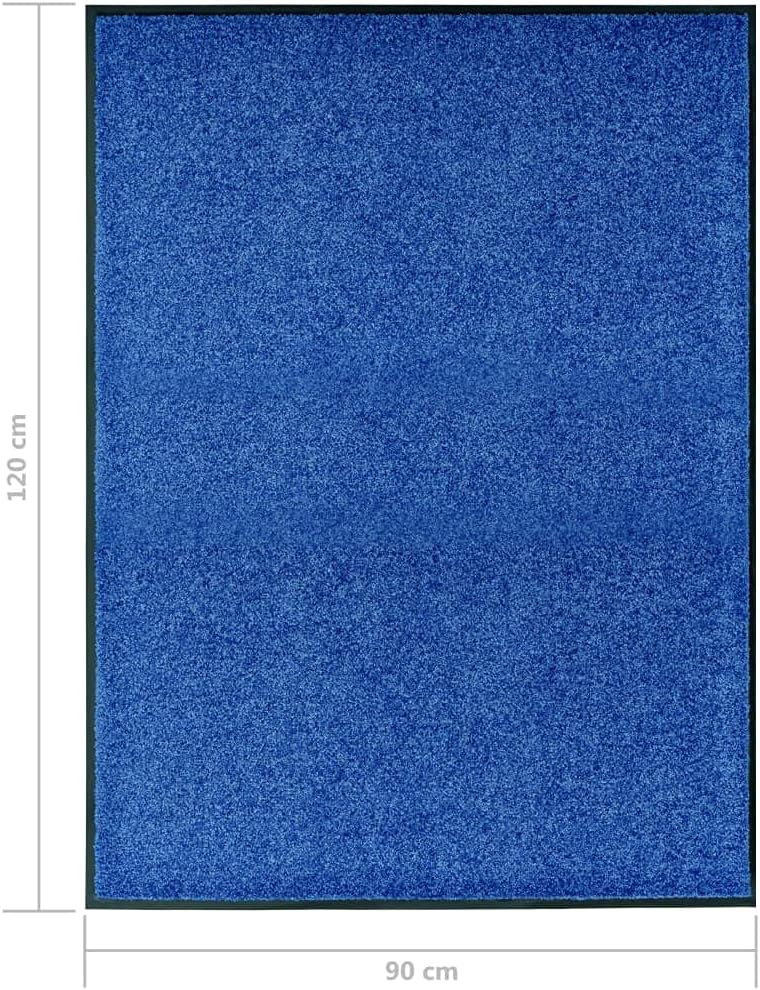 vidaXL Fussmatte Waschbar Schmutzfangmatte Türmatte Fussabtreter Schmutzmatte Schmutzfangläufer Saub