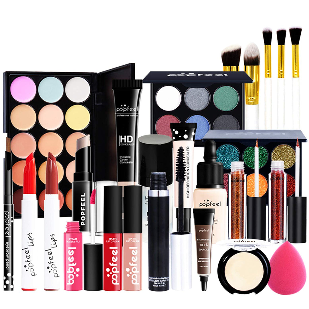 FantasyDay Multifunktions Exquisite Make-up Geschenkset Kosmetik Schmink Kit für Gesicht, Augen und