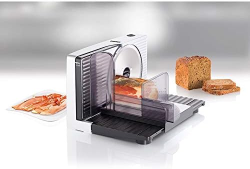 Unold 78866 ALLESSCHNEIDER Curve Silver, 100 W, 230 V, zusammenklappbar, Edelstahlmesser, Silber/Sch