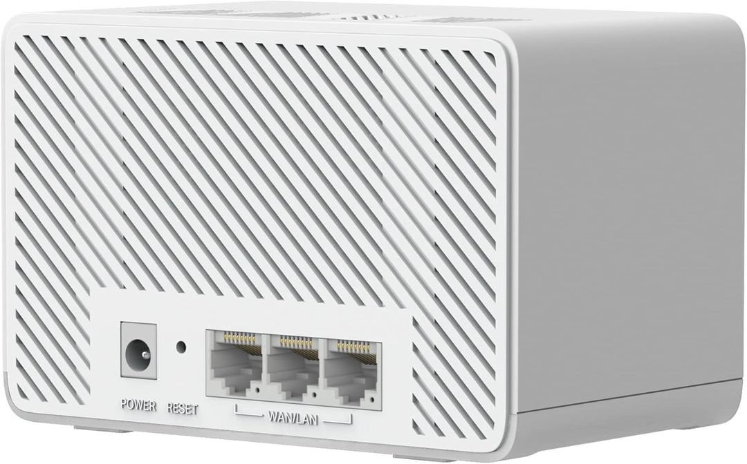 Mercusys Halo H25BE Mesh WLAN Set (2er-Pack), Wi-Fi 7 BE3600 Dualband-Router & Repeater, 3 × Gigabit