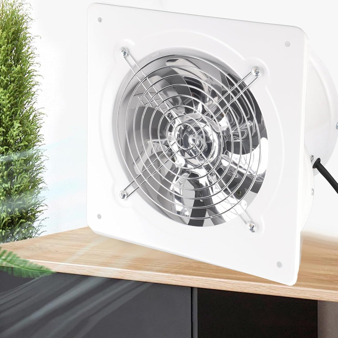 Industrieller Wandventilator, 167 mm, 220V, Abluftventilator für Küche, Bad und Büro, Wandmontage