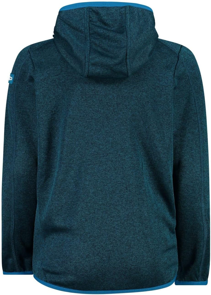 CMP Jungen Kinder-knit-tech-jacke mit Fester Kapuze Knit-Tech Kinder Jacke mit fester Kapuze 104 Dee