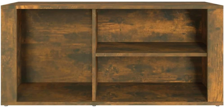 Schuhschrank aus Holzwerkstoff 100x35x45cm Räuchereiche Schuhschrank Holz Flurschrank Lagerschrank P