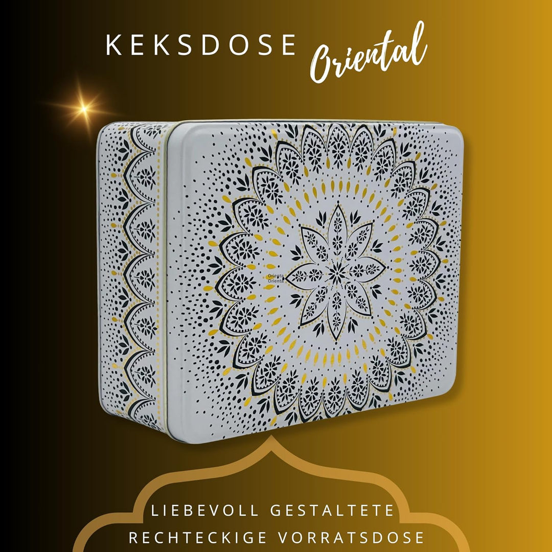 MediMuc Geschenkdose Design Design Sara Miller - Liebevoll gestaltete rechteckige Vorratsdose - Moti