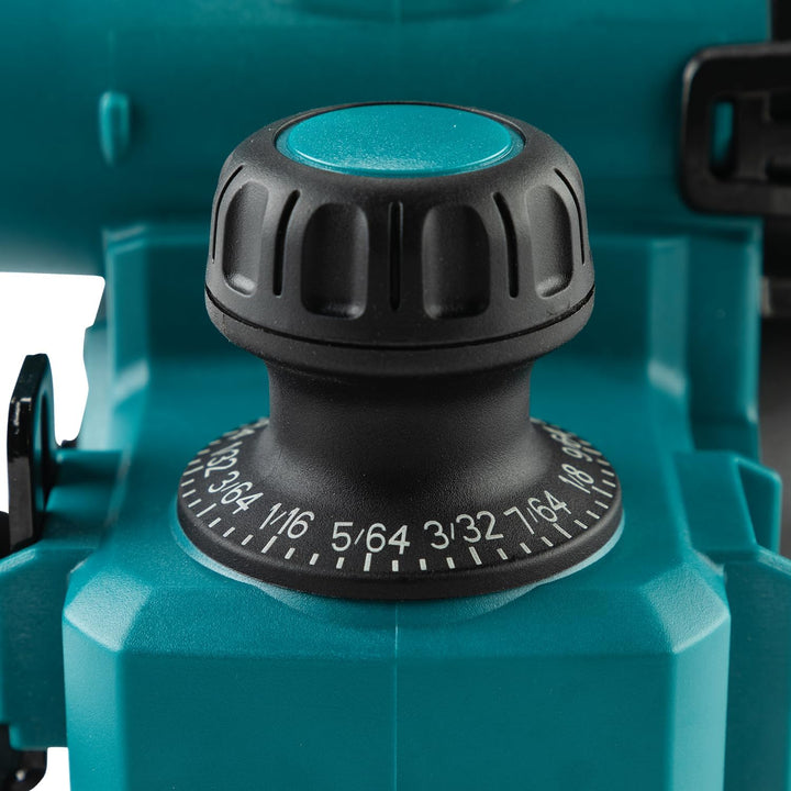 Makita KP001GZ Akku-Hobel 40V max. (ohne Akku, ohne Ladegerät), Petrol