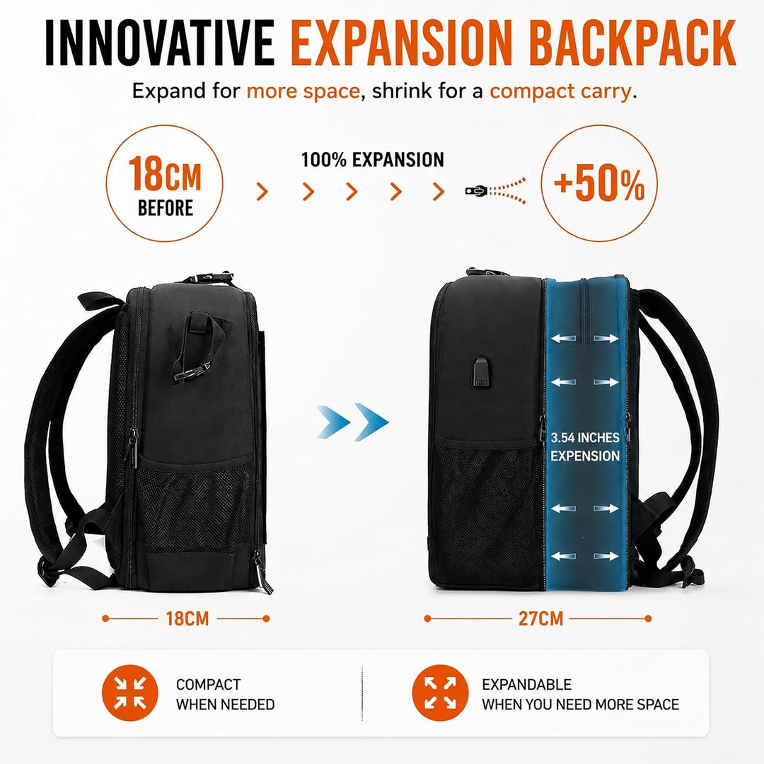 CADeN Professional Trolley Large Camera Backpack Bag for DSLR/SLR Mirrorless Camera Waterproof, Came