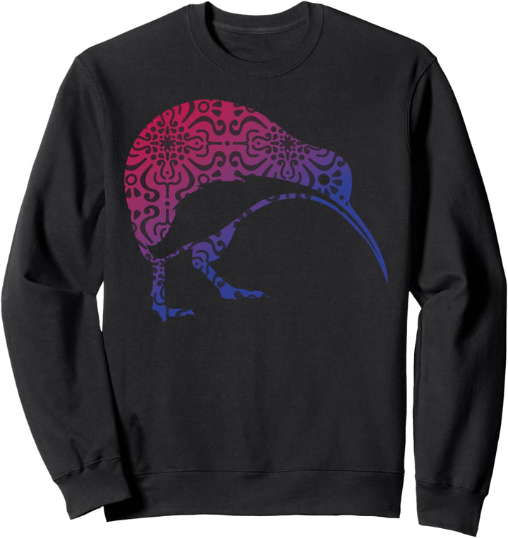 Maori Kiwi Tribal Aboriginal New Zealand Bird Art Sweatshirt