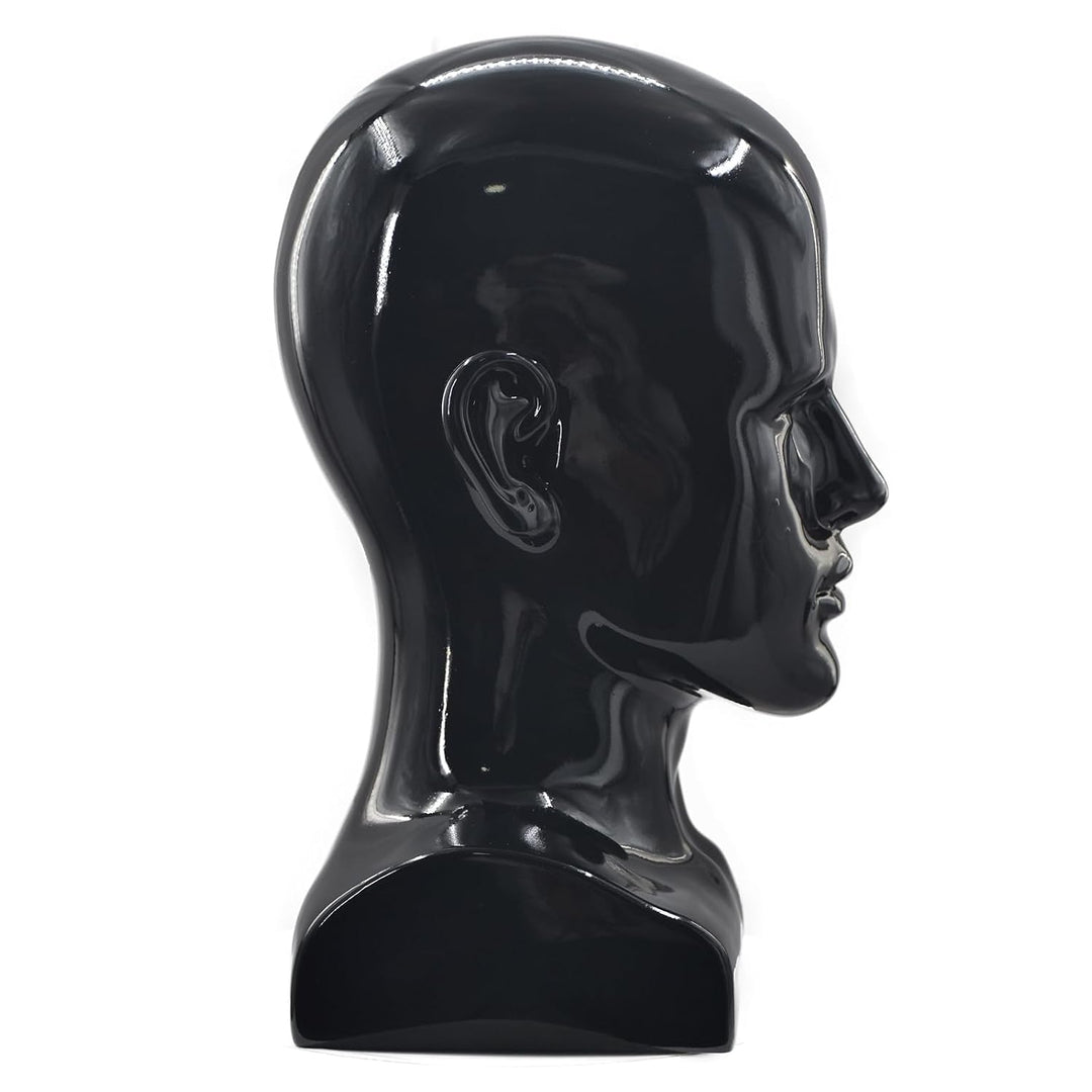 Professioneller Mannequinkopf für Herren, für Perücken, Hüte, Kopfhörer, Masken, Sonnenbrillen, Schm