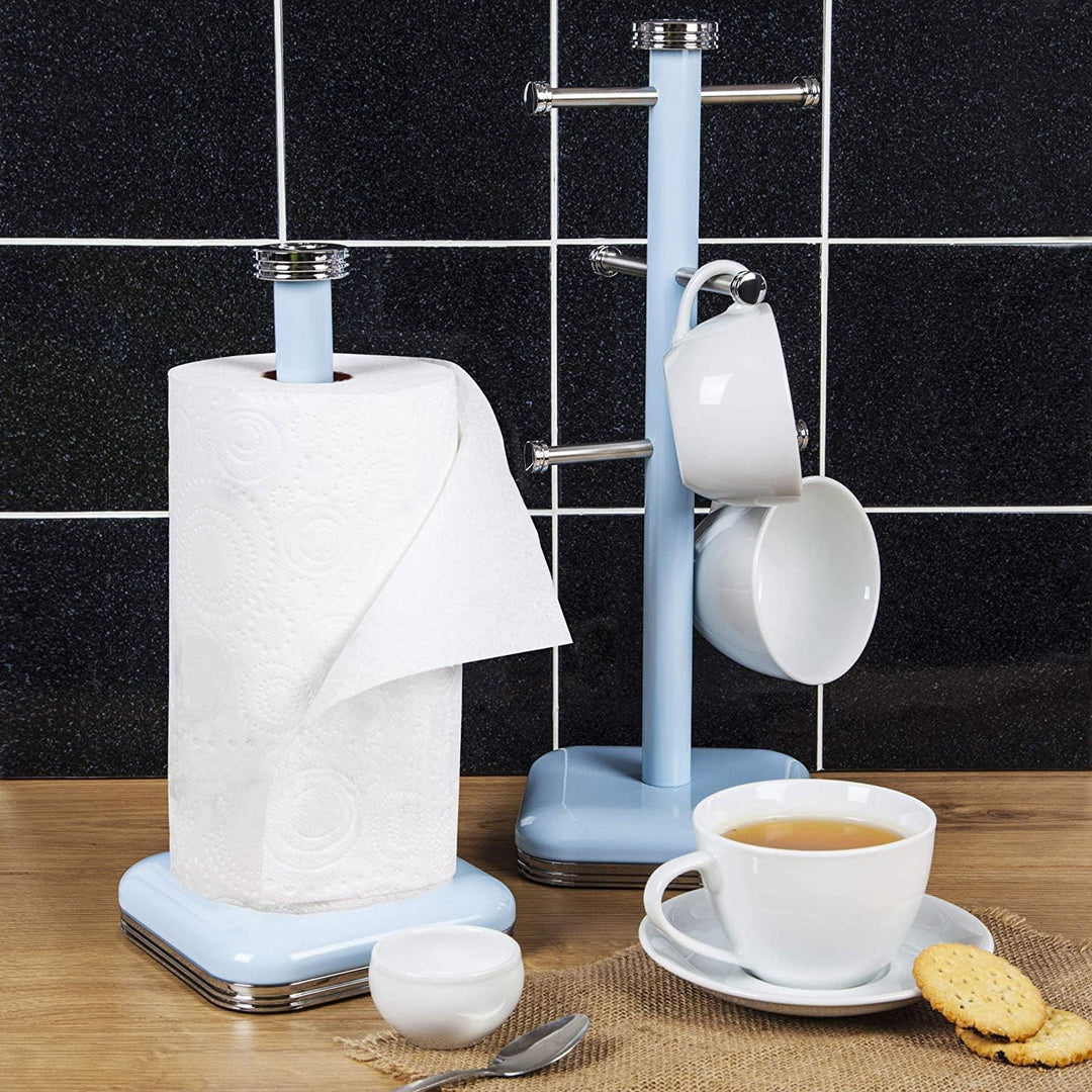 Swan Products Retro Tree Mug, Iron, BLUE , 41.8 x 15 x 15 cm, 1-Piece by Swan Products Blau, Blau