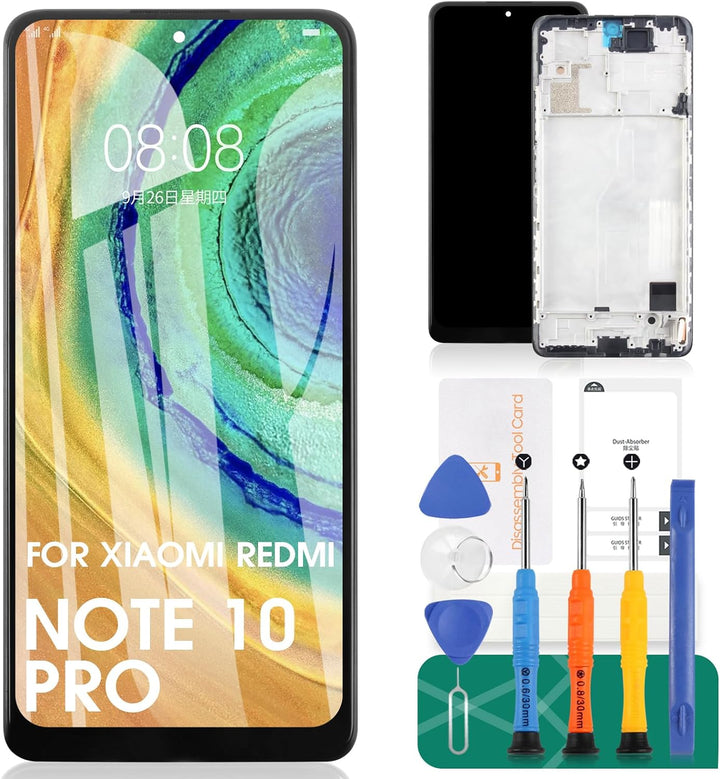 TFT für Xiaomi Redmi Note 10 Pro 4G LCD Display für Redmi Note 10 Pro Bildschirm Ersatz M2101K6G Tou
