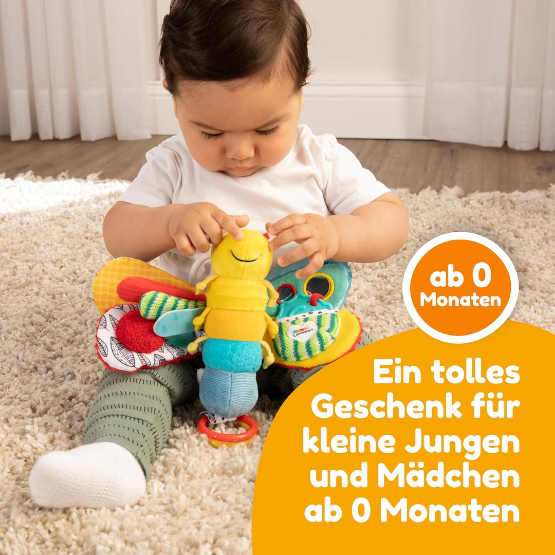 Lamaze Baby Spielzeug "Freddie, das Glühwürmchen" Clip & Go, Hochwertiges Kleinkindspielzeug, Greifl