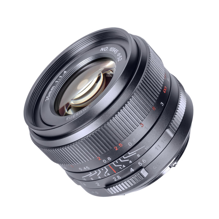 7artisans 35 mm F1.4 Mark Ⅲ Vollformat Festbrennweite mit manueller Fokussierung und grosser Blende,