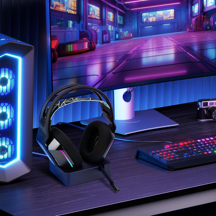 Geekria Kopfhörer Ladeständer für Logitech G733 Lightspeed Wireless Gaming Headset, 3D Printed Resin