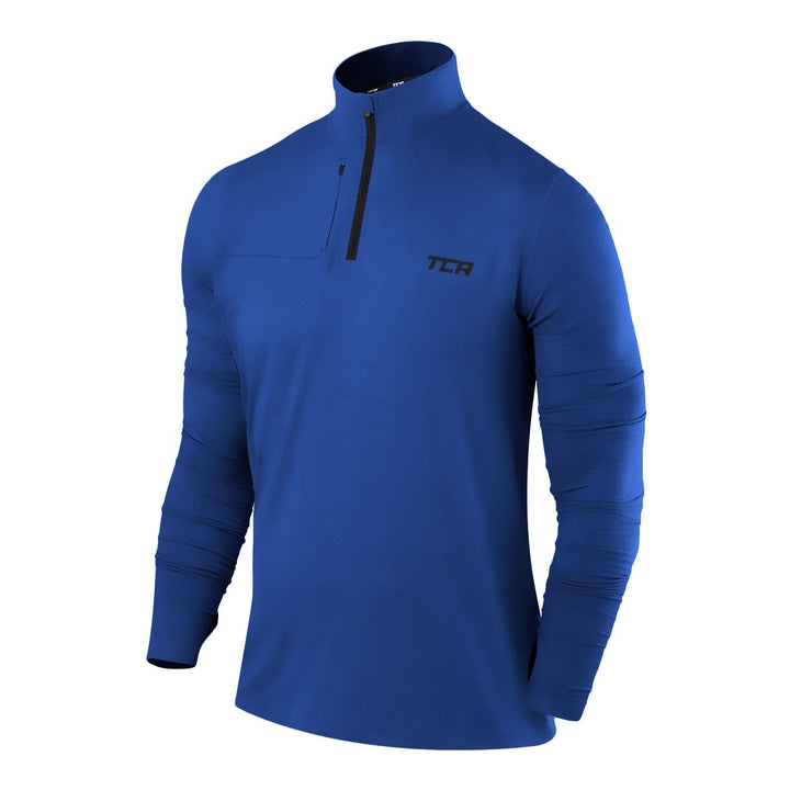 TCA Funktionsshirt Herren Langarm - Fusion Pro Quickdry Langarmshirt atmungsaktiv - Wandershirt Lauf