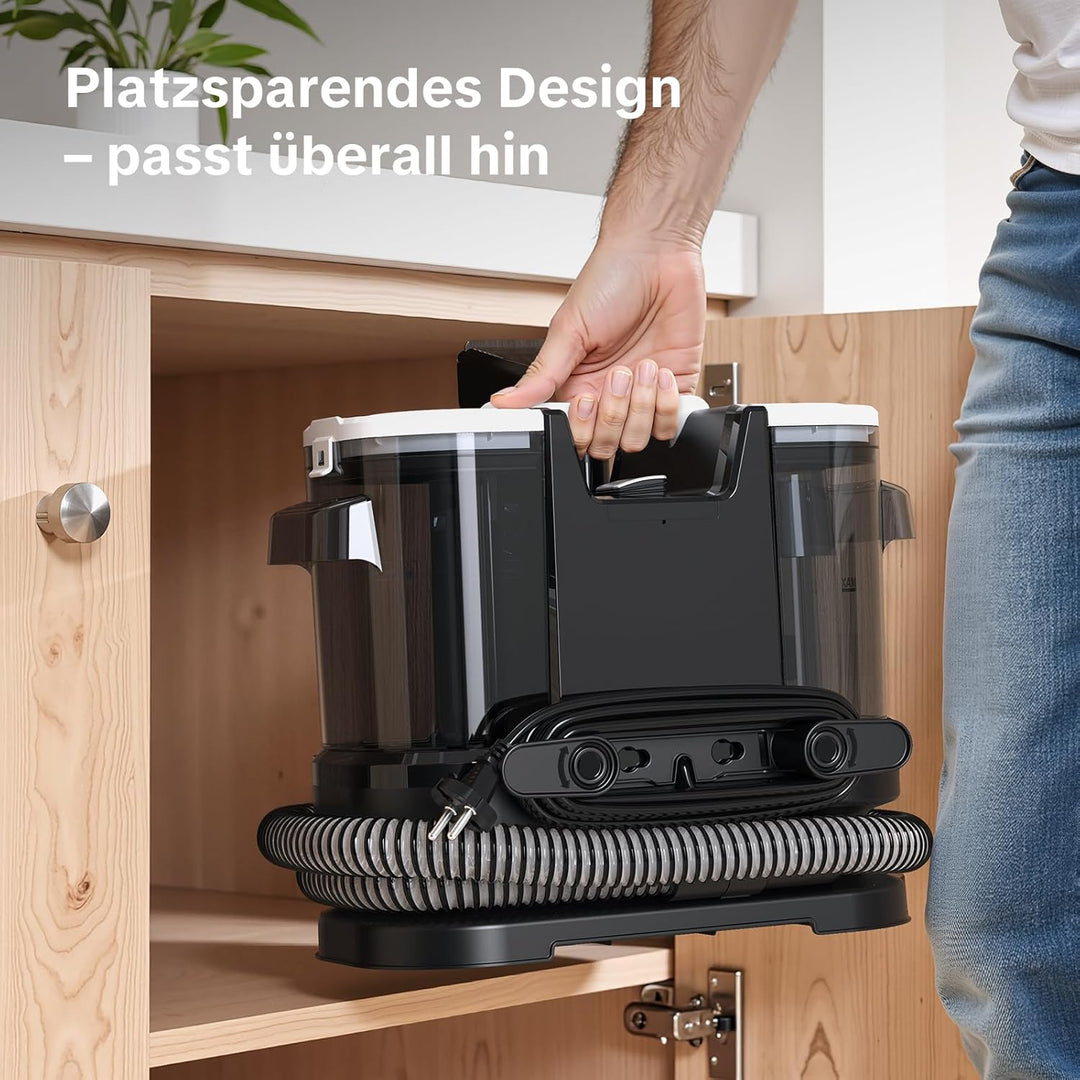 Polsterreiniger Gerät, 600W Nasssauger mit 20.000 Pa Saugleistung, Teppichreiniger Waschsauger mit 1