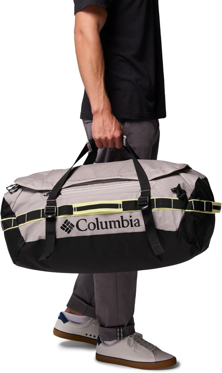 Columbia Unisex Landroamer 60L Duffle Bag Einheitsgrösse Flint Grey/Black/Citron Haze, Einheitsgröss