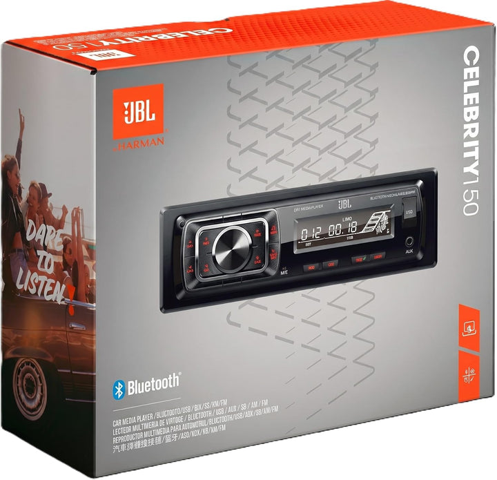 JBL Autoradio Bluetooth Celebrity 150 von Harman Kardon, 1 DIN 4 x 50W AM/FM Radio Mit Bluetooth Str
