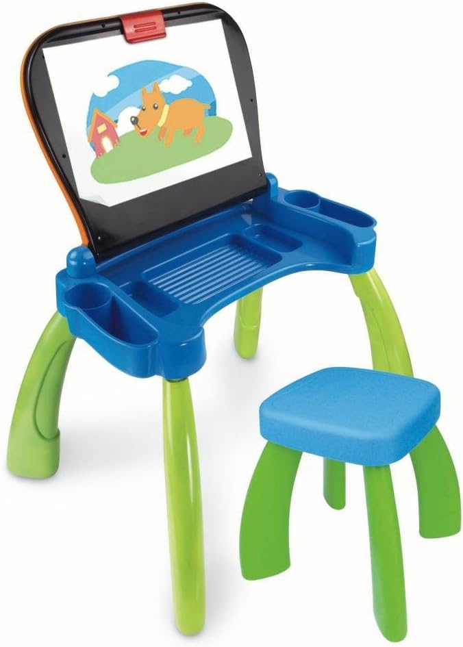 Vtech 80-154604 Magischer Schreibtisch 3-in-1 , green Grün Single, Grün Single
